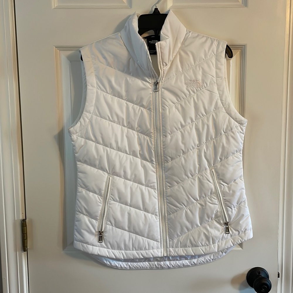White North Face Vest